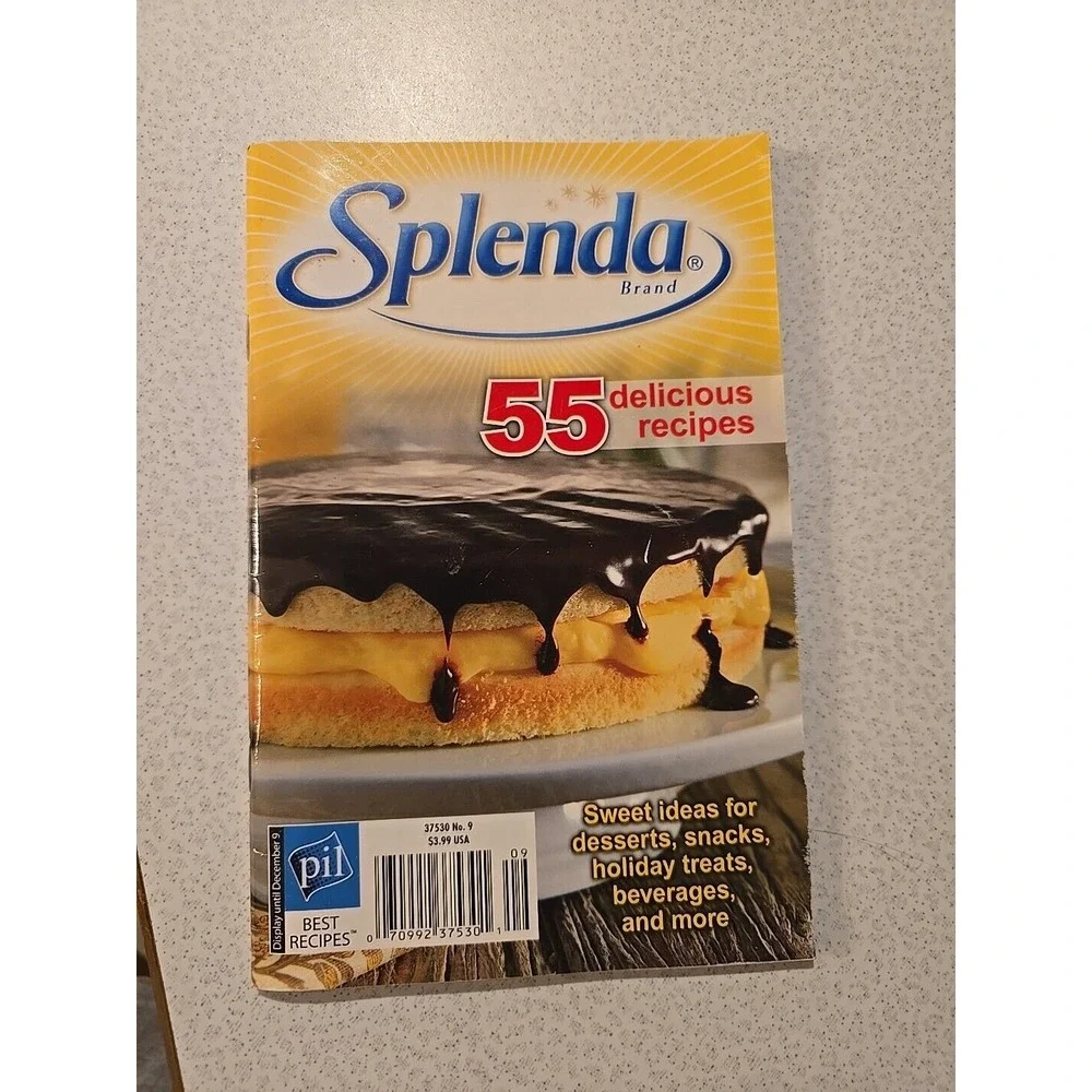 Splenda 55‎ Delicious Recipes Cookbook 2008 Sugar Free